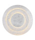 Heda 18cm Integrated LED Semi Flush Ceiling Light Silver Colored LED 3000K-3