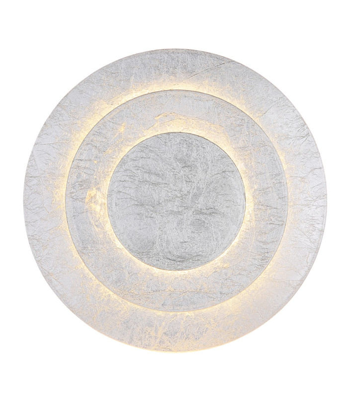 Heda 18cm Integrated LED Semi Flush Ceiling Light Silver Colored LED 3000K-3