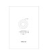 Heda 18cm Integrated LED Semi Flush Ceiling Light Silver Colored LED 3000K-5