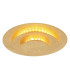 Heda 18cm Integrated LED Semi Flush Ceiling Light Gold Colors LED 3000K-1
