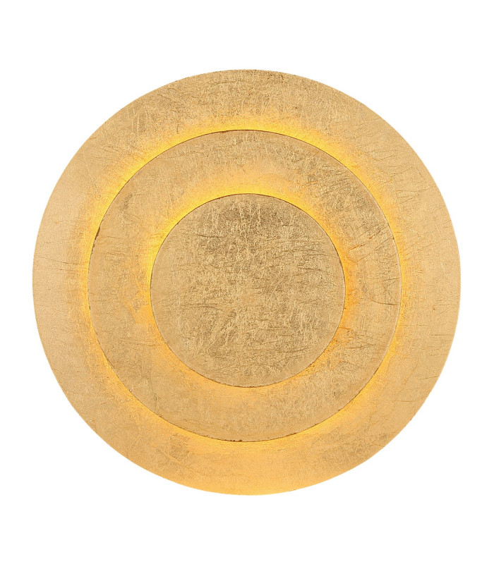 Heda 18cm Integrated LED Semi Flush Ceiling Light Gold Colors LED 3000K-3