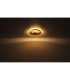 Heda 18cm Integrated LED Semi Flush Ceiling Light Gold Colors LED 3000K-5