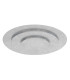 Heda 35cm Integrated LED Semi Flush Ceiling Light Silver Colored LED 3000K-2