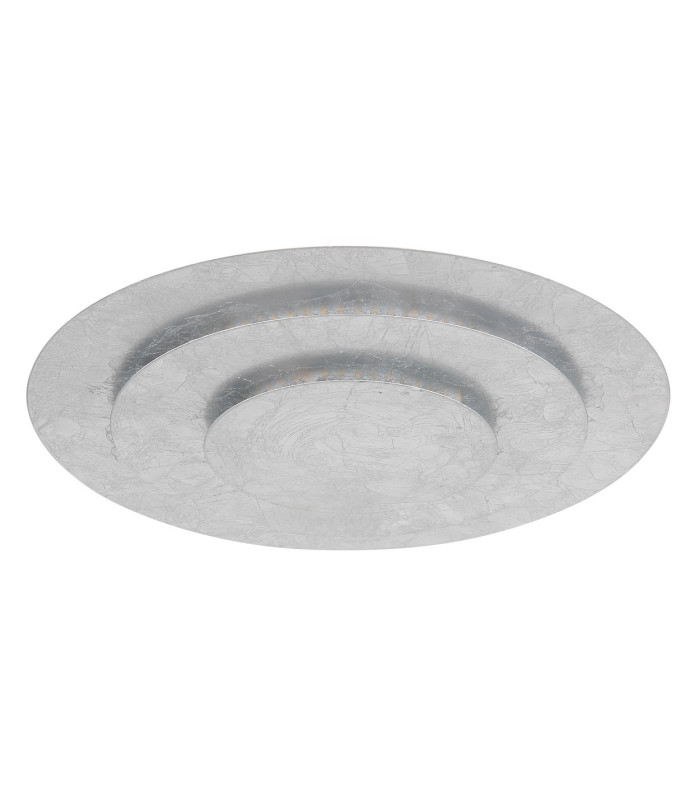 Heda 35cm Integrated LED Semi Flush Ceiling Light Silver Colored LED 3000K-2