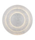 Heda 35cm Integrated LED Semi Flush Ceiling Light Silver Colored LED 3000K-3