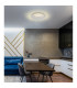 Heda 35cm Integrated LED Semi Flush Ceiling Light Silver Colored LED 3000K-4