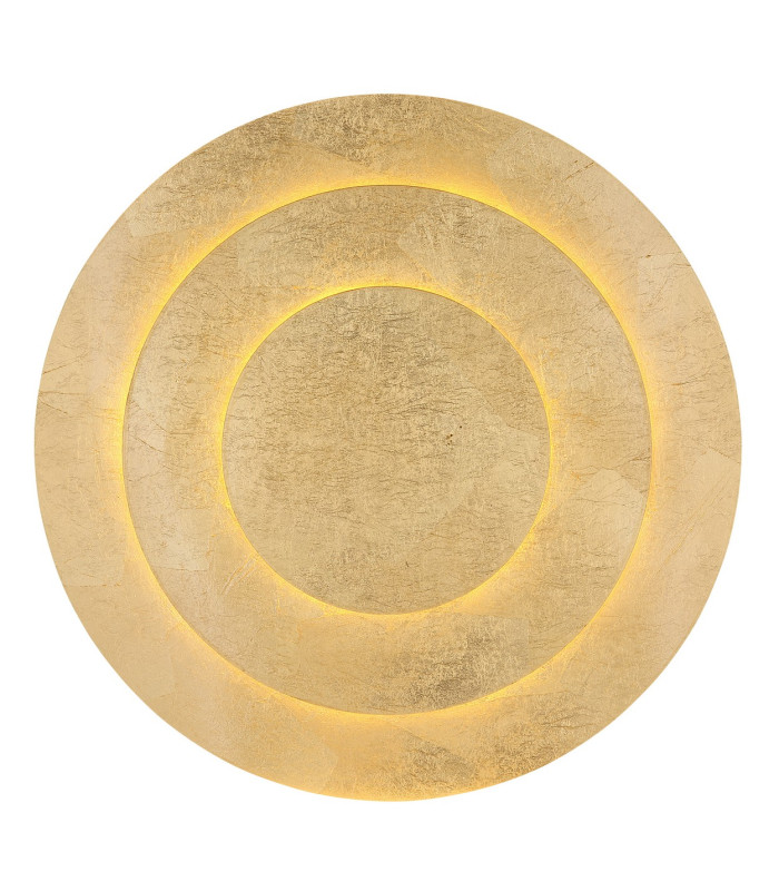 Heda 35cm Integrated LED Semi Flush Ceiling Light Gold Colors LED 3000K-3