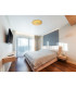 Heda 35cm Integrated LED Semi Flush Ceiling Light Gold Colors LED 3000K-4