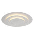 Heda 49cm Integrated LED Semi Flush Ceiling Light Silver Colored LED 3000K-1