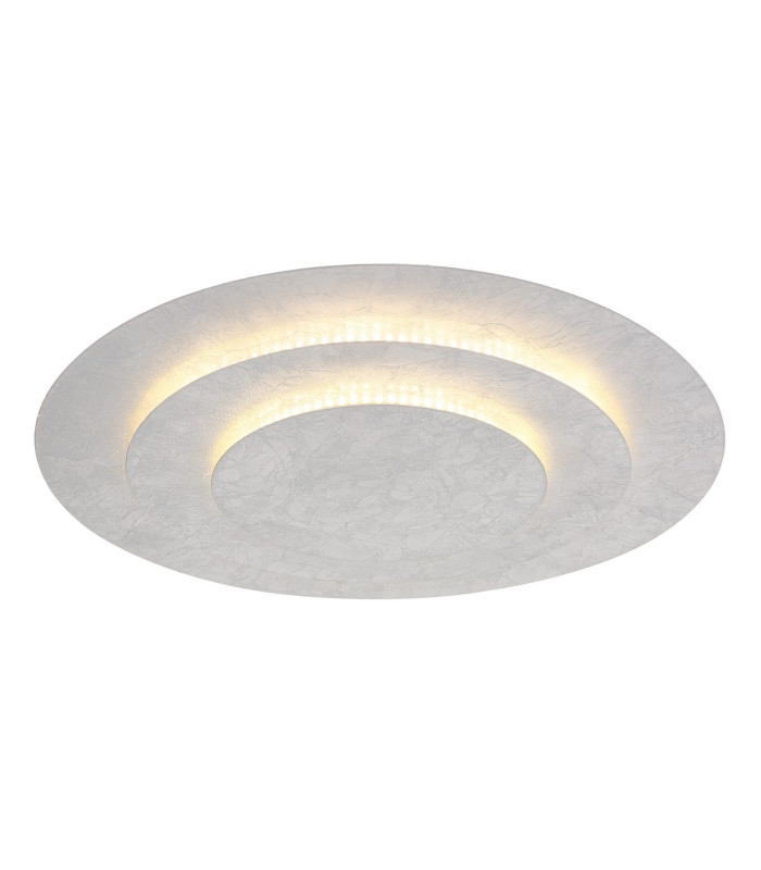 Heda 49cm Integrated LED Semi Flush Ceiling Light Silver Colored LED 3000K-1