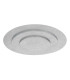 Heda 49cm Integrated LED Semi Flush Ceiling Light Silver Colored LED 3000K-2
