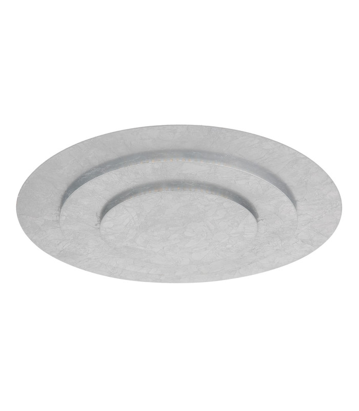 Heda 49cm Integrated LED Semi Flush Ceiling Light Silver Colored LED 3000K-2