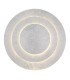 Heda 49cm Integrated LED Semi Flush Ceiling Light Silver Colored LED 3000K-3