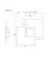 Saunders 43cm Integrated LED Semi Flush Ceiling Light Matt Black 2x LED Dimmable 2700-6500K Remote Control Timer-13