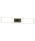Saunders 96x20cm Integrated LED Semi Flush Ceiling Light Matt Black LED Dimmable 2700-6500K Remote Control Timer-4
