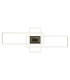 Saunders 111x42cm Integrated LED Semi Flush Ceiling Light Matt Black LED Dimmable 2700-6500K Remote Control Timer-4
