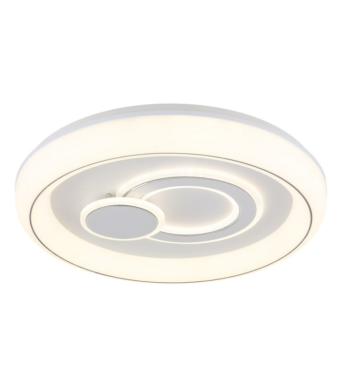 Ruiz Integrated LED Semi Flush Ceiling Light White Matt 2x LED 2700-6000K-1