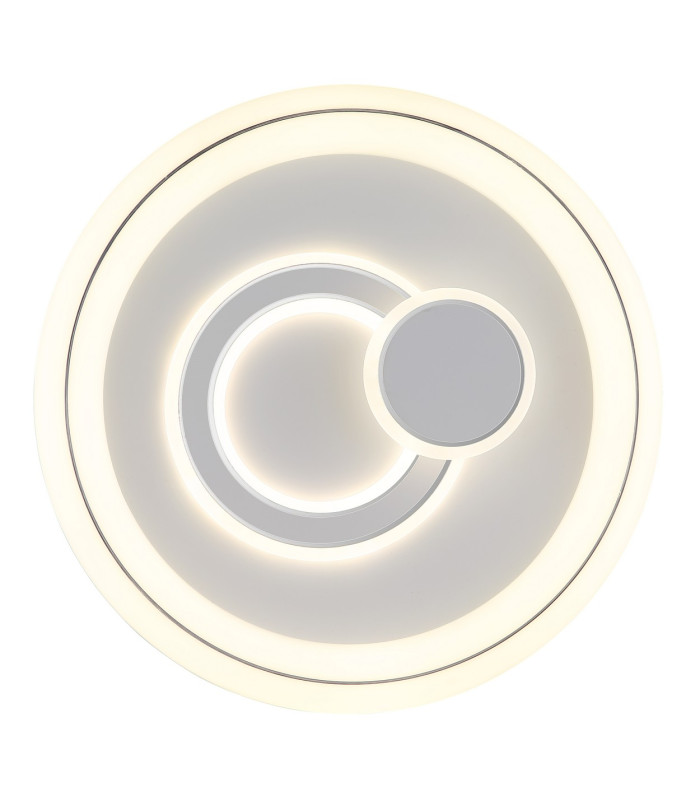 Ruiz Integrated LED Semi Flush Ceiling Light White Matt 2x LED 2700-6000K-3