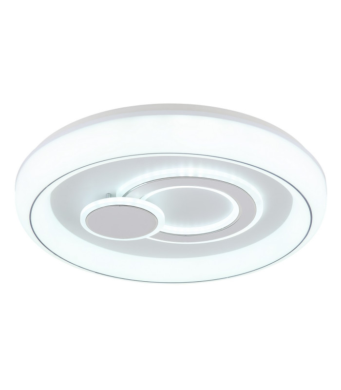 Ruiz Integrated LED Semi Flush Ceiling Light White Matt 2x LED 2700-6000K-5