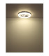 Ruiz Integrated LED Semi Flush Ceiling Light White Matt 2x LED 2700-6000K-6