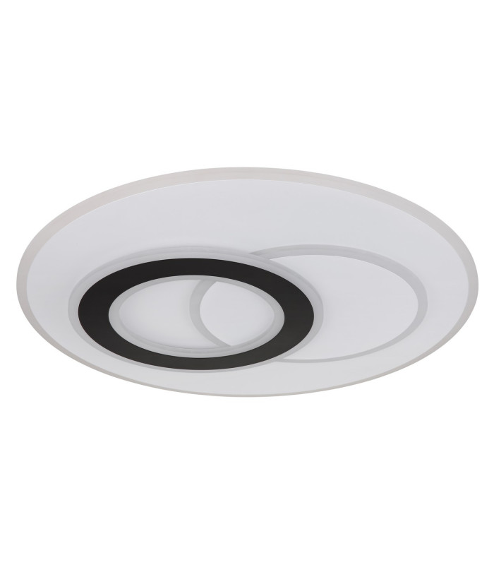 Jacques Integrated LED Semi Flush Ceiling Light White Matt LED Dimmable 2700-6500K Remote Control-2