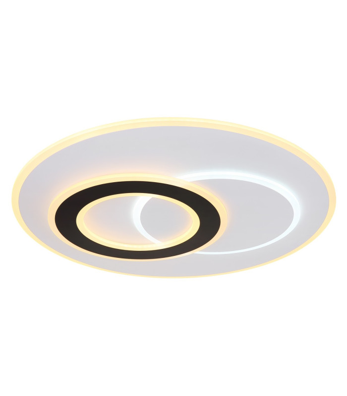 Jacques Integrated LED Semi Flush Ceiling Light White Matt LED Dimmable 2700-6500K Remote Control-4