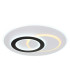 Jacques Integrated LED Semi Flush Ceiling Light White Matt LED Dimmable 2700-6500K Remote Control-5
