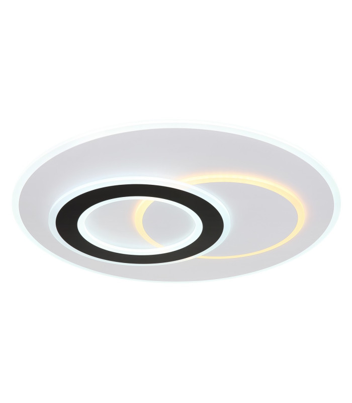 Jacques Integrated LED Semi Flush Ceiling Light White Matt LED Dimmable 2700-6500K Remote Control-5