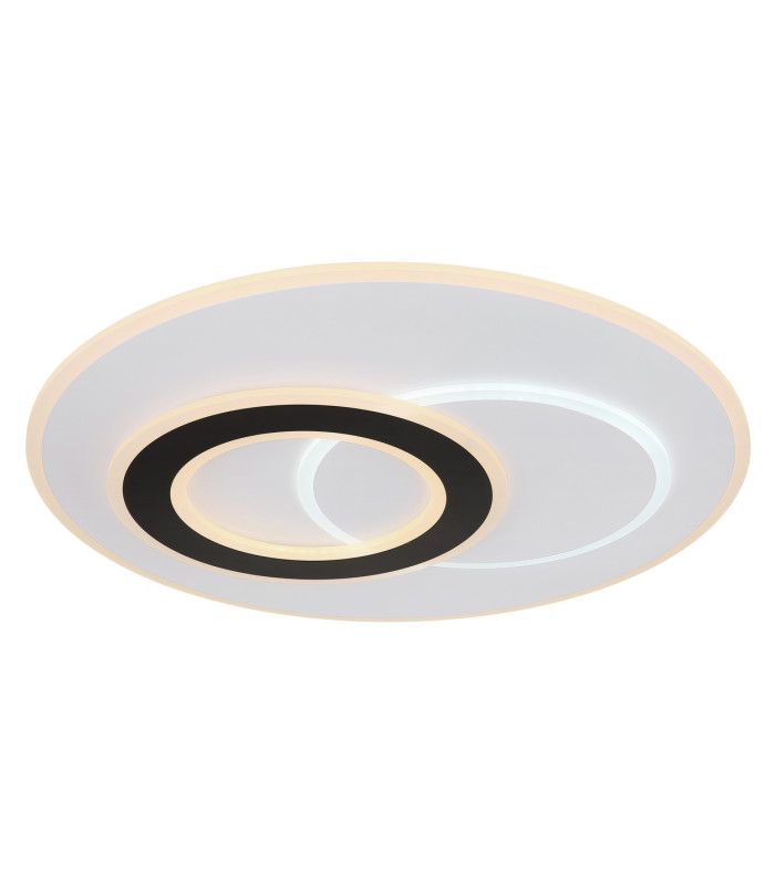 Jacques Integrated LED Semi Flush Ceiling Light White Matt LED Dimmable 2700-6500K Remote Control-11