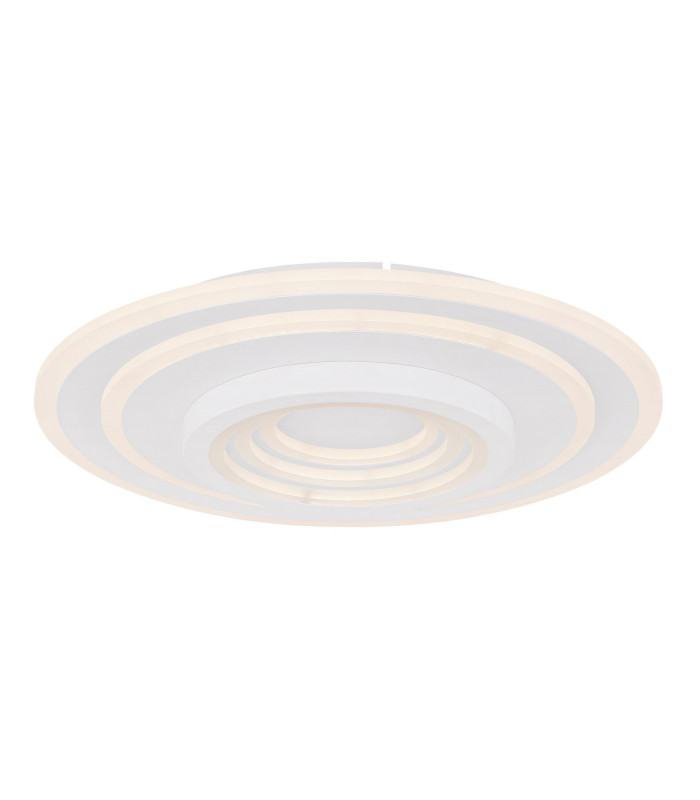 Bafur Integrated LED Semi Flush Ceiling Light White LED Dimmable 3000-6000K Remote Control-1
