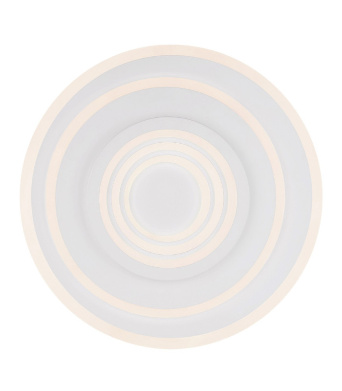 Bafur Integrated LED Semi Flush Ceiling Light White LED Dimmable 3000-6000K Remote Control-3