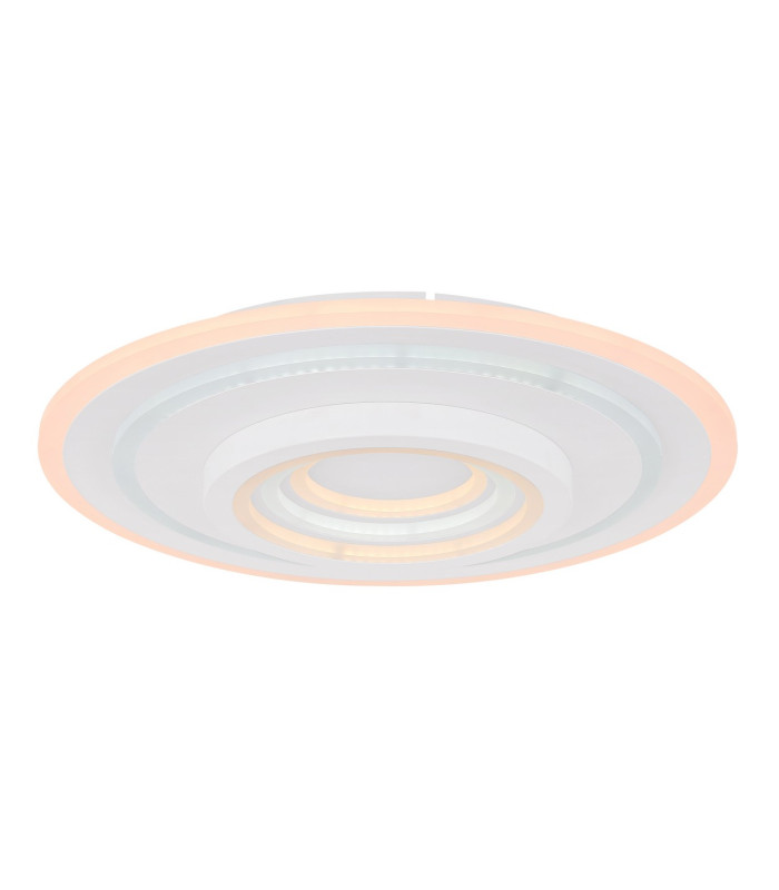 Bafur Integrated LED Semi Flush Ceiling Light White LED Dimmable 3000-6000K Remote Control-5