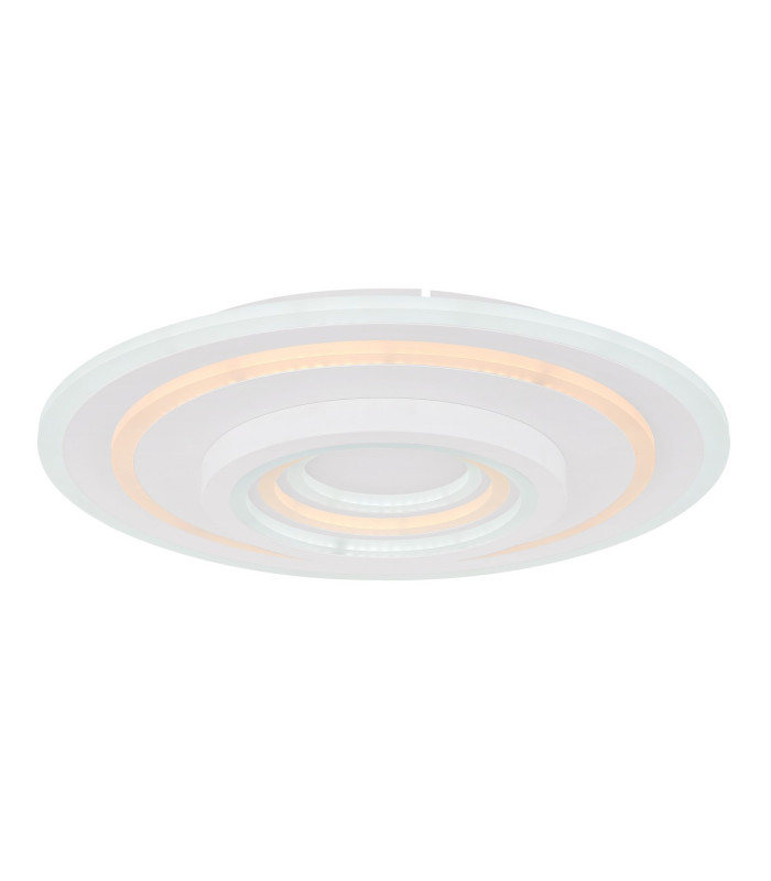 Bafur Integrated LED Semi Flush Ceiling Light White LED Dimmable 3000-6000K Remote Control-6