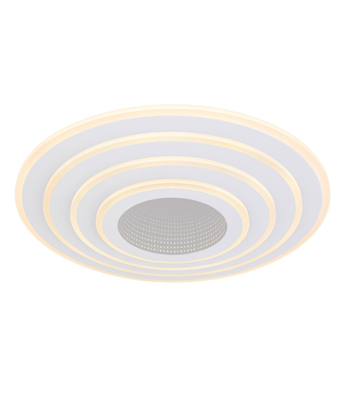Jocelyn Integrated LED Semi Flush Ceiling Light White Matt LED Dimmable 2700-6500K Remote Control Timer-1