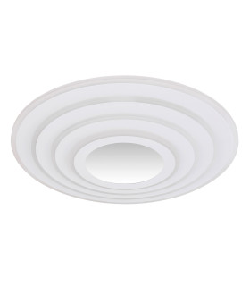 Jocelyn Integrated LED Semi Flush Ceiling Light White Matt LED Dimmable 2700-6500K Remote Control Timer-2