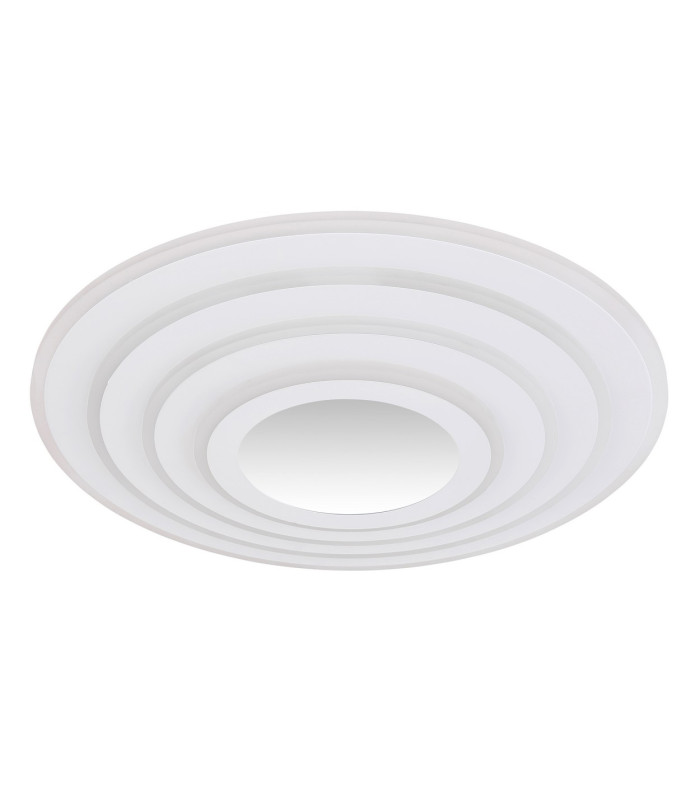 Jocelyn Integrated LED Semi Flush Ceiling Light White Matt LED Dimmable 2700-6500K Remote Control Timer-2