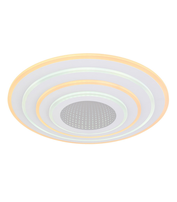 Jocelyn Integrated LED Semi Flush Ceiling Light White Matt LED Dimmable 2700-6500K Remote Control Timer-5
