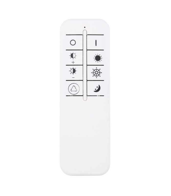 Jocelyn Integrated LED Semi Flush Ceiling Light White Matt LED Dimmable 2700-6500K Remote Control Timer-7