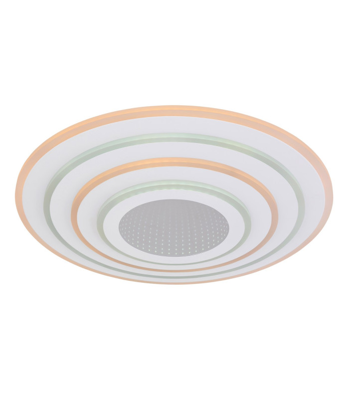 Jocelyn Integrated LED Semi Flush Ceiling Light White Matt LED Dimmable 2700-6500K Remote Control Timer-9
