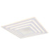 Jocelyn Sqaure Integrated LED Semi Flush Ceiling Light White Matt LED Dimmable 2700-6500K Remote Control-1