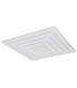 Jocelyn Sqaure Integrated LED Semi Flush Ceiling Light White Matt LED Dimmable 2700-6500K Remote Control-2