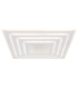 Jocelyn Sqaure Integrated LED Semi Flush Ceiling Light White Matt LED Dimmable 2700-6500K Remote Control-3