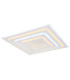 Jocelyn Sqaure Integrated LED Semi Flush Ceiling Light White Matt LED Dimmable 2700-6500K Remote Control-5