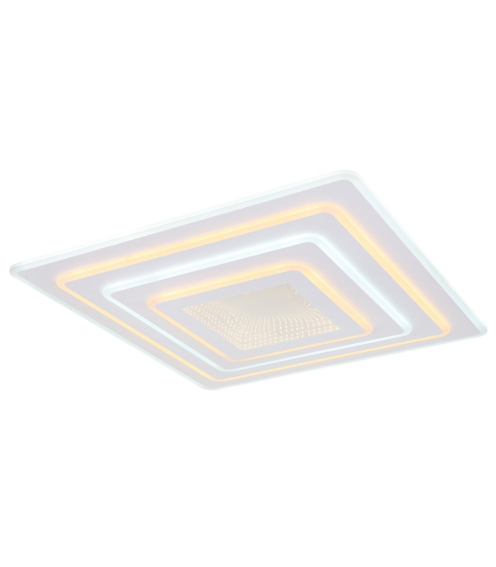Jocelyn Sqaure Integrated LED Semi Flush Ceiling Light White Matt LED Dimmable 2700-6500K Remote Control-5
