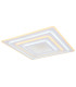 Jocelyn Sqaure Integrated LED Semi Flush Ceiling Light White Matt LED Dimmable 2700-6500K Remote Control-6