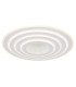 Jocelyn Round Integrated LED Semi Flush Ceiling Light White Matt LED Dimmable 2700-6500K Remote Control-1