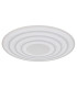 Jocelyn Round Integrated LED Semi Flush Ceiling Light White Matt LED Dimmable 2700-6500K Remote Control-2