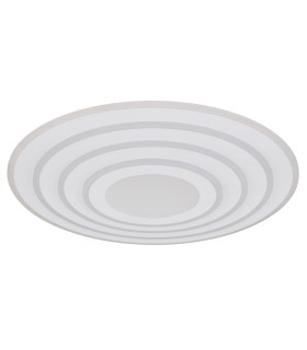 Jocelyn Round Integrated LED Semi Flush Ceiling Light White Matt LED Dimmable 2700-6500K Remote Control-2