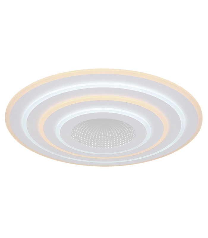 Jocelyn Round Integrated LED Semi Flush Ceiling Light White Matt LED Dimmable 2700-6500K Remote Control-11