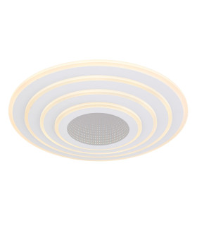 Jocelyn Integrated LED Semi Flush Ceiling Light White LED Dimmable 3000-6500K Remote Control Timer Tuya Smart-1